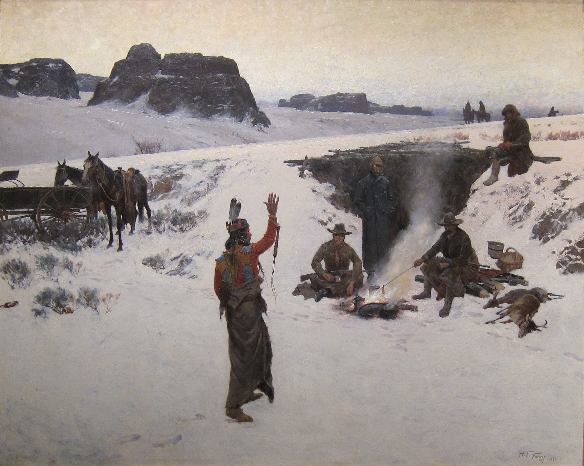 Henry Farny Painting