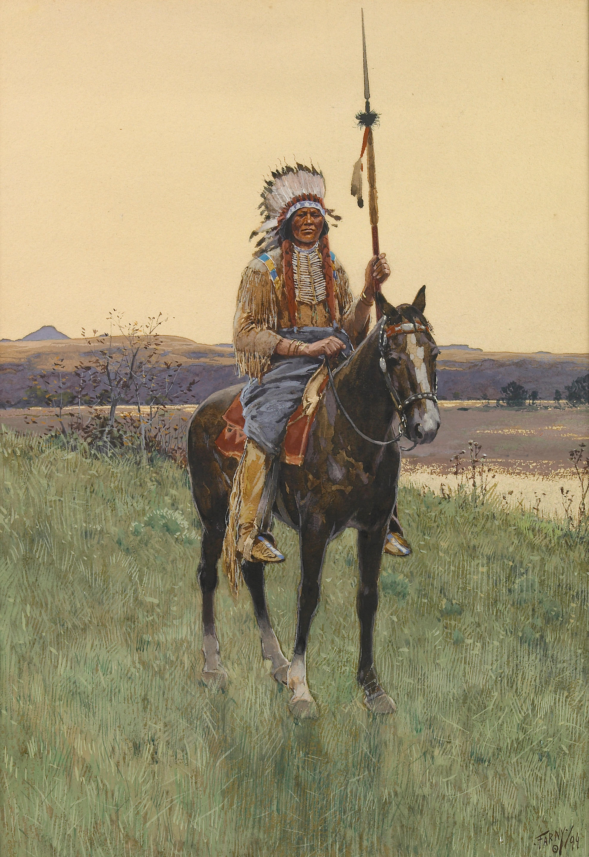 Henry Farny Painting