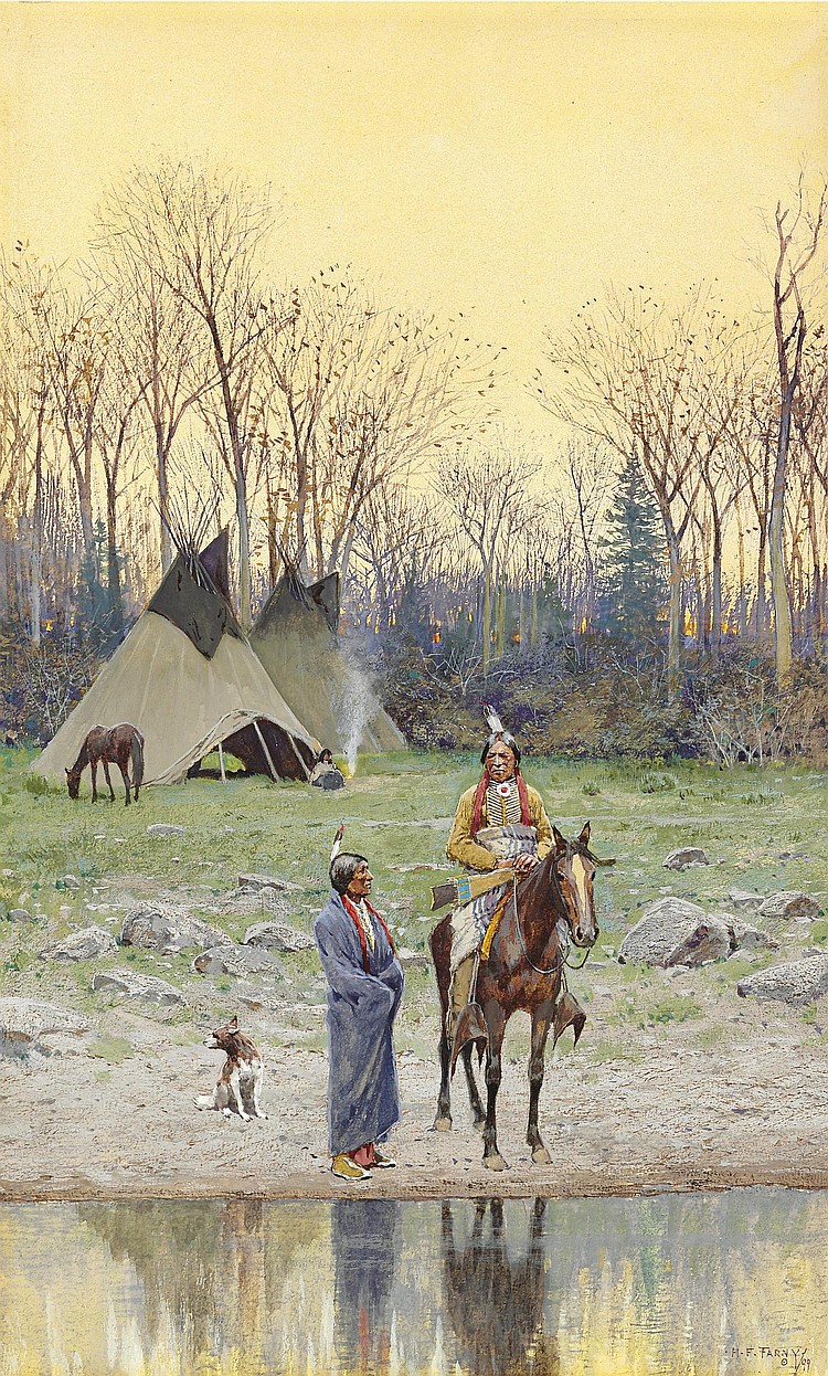 Henry Farny Painting